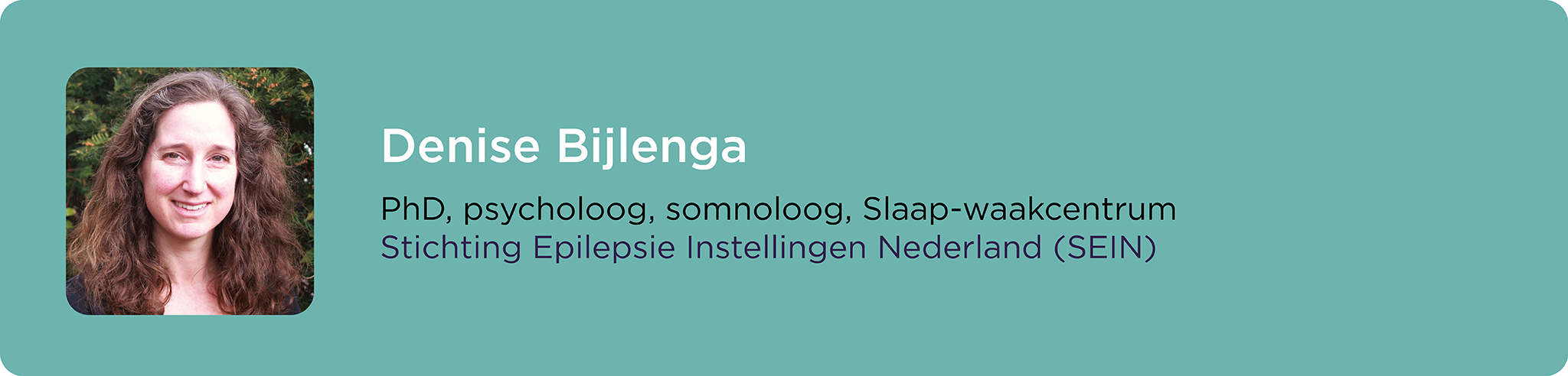 Spreker Denise Bijlenga